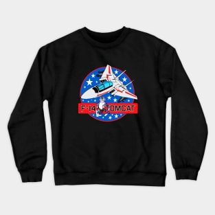 F-14 Tomcat - Stars - Clean Style Crewneck Sweatshirt